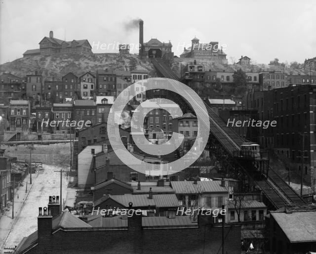 Mount Adams Incline, Cincinnati, Ohio, between 1900 and 1910. Creator: Unknown.