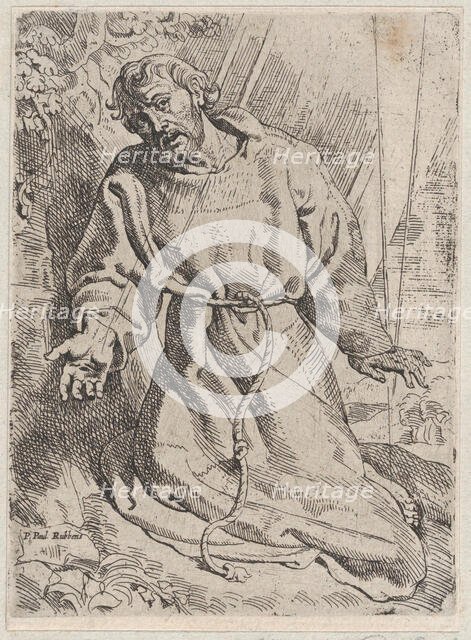 Saint Francis Receiving the Stigmata, ca. 1613-14. Creator: Willem Pietersz. Buytewech.