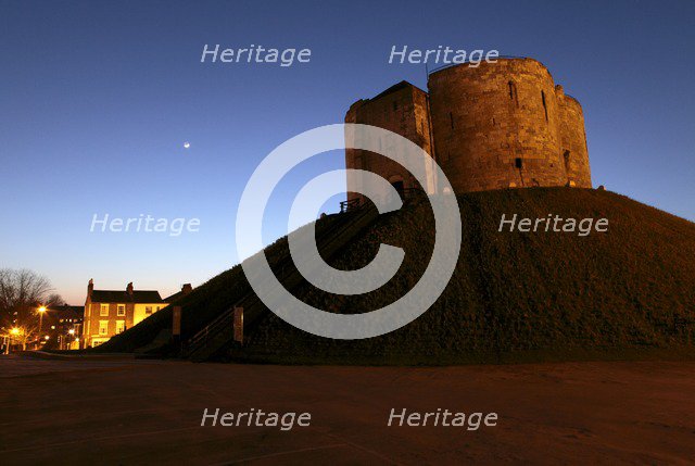 Clifford's Tower, York, North Yorkshire, c1980-c2017. Artist: Historic England commissioned photographer.