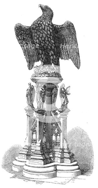 The Eagle lectern in New College Chapel, Oxford, 1864. Creator: Unknown.