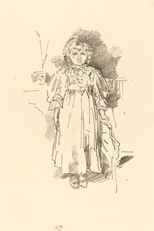 Little Evelyn, 1896. Creator: James Abbott McNeill Whistler.