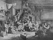 'Dance in a Tavern', 1652. Artist: Adriaen van Ostade.