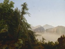 Along the Hudson, 1852. Creator: John Frederick Kensett.