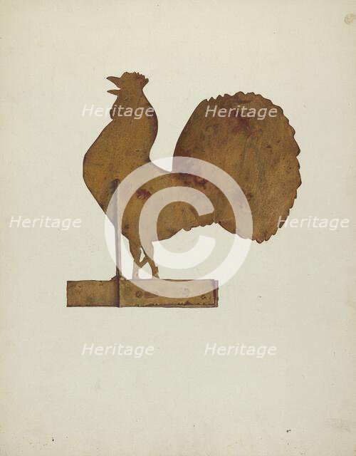 Weather Vane, c. 1938. Creator: Victor F Muollo.