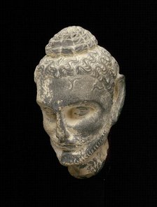 Head of Emaciated Siddhartha, 2nd/3rd century. Creator: Unknown.