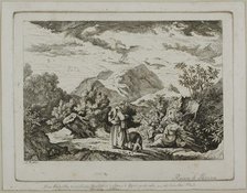 Rocca di Mezzo, 1832. Creator: Ludwig Richter.