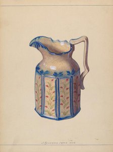 Pitcher, 1936. Creator: J. Howard Iams.