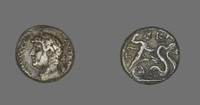 Tetradrachm (Coin) Portraying Emperor Hadrian, 136-137. Creator: Unknown.