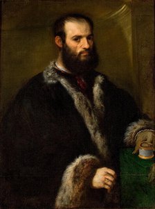 Portrait of Alvise Contarini , 1525-1550. Creator: Bordone, Paris (1500-1571).