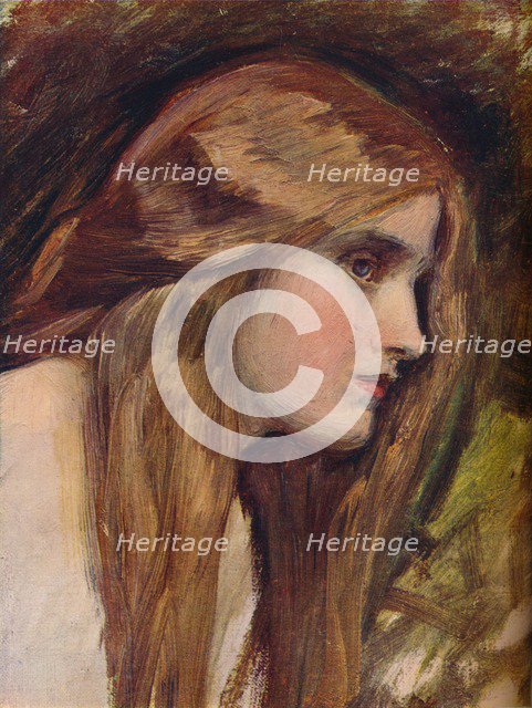 'Study for Phyllis and Demophoon', c1907. Artist: John William Waterhouse.