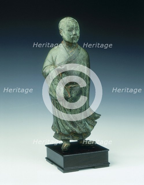 Bronze statue of a standing official, Ming dynasty, China, 2nd half of 16th century. Artist: Unknown