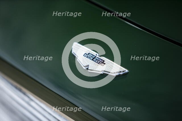 Badge of a 1961 Aston Martin DB4 GT previously owned by Donald Campbell. Creator: Unknown.