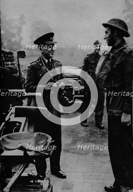 General Sir Frederick Pile, Commander-in-Chief, Anti-Aircraft Command, 1943. Artist: Unknown.