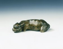 Bronze spotted dog-like animal, Tang dynasty, China, 618-906. Artist: Unknown