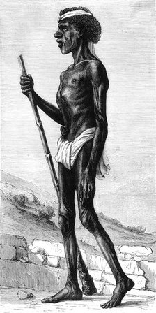 'The Djangâl, a Savage of the Sirgouja', c1891. Creator: James Grant.