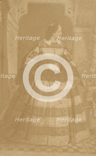 La robe écossaise, 1860s. Creator: André-Adolphe-Eugène Disdéri.