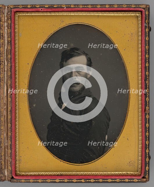 Untitled (Portrait of a Man), 1855. Creator: Unknown.