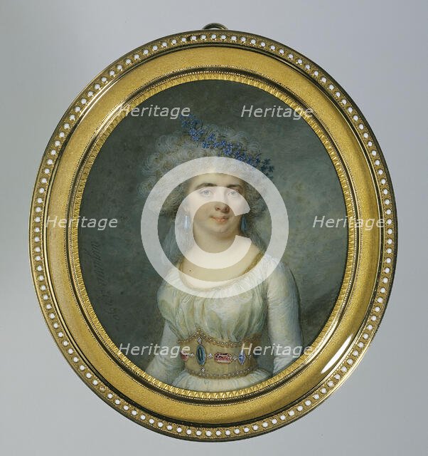 Portrait of Mademoiselle Raucourt, 1790. Creator: Jean Baptiste Jacques Augustin.