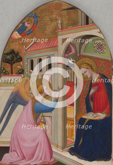The Annunciation, about 1390-1395. Creator: Tommaso del Mazza.