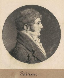 Jean Joseph Coiron, 1809. Creator: Charles Balthazar Julien Févret de Saint-Mémin.