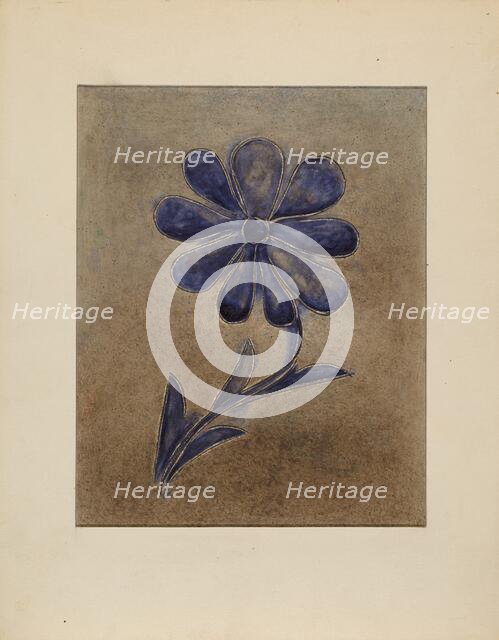 Jar, c. 1936. Creator: Yolande Delasser.