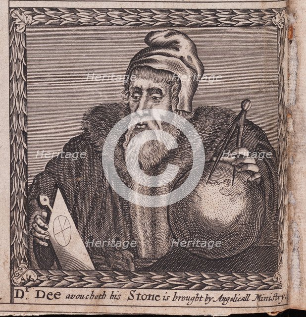 John Dee (From: The order of the Inspirati), 1659. Artist: Anonymous  