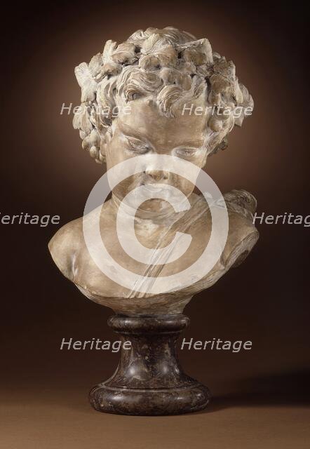 Head of a Faun, c.1750. Creator: Louis-Claude Vassé.