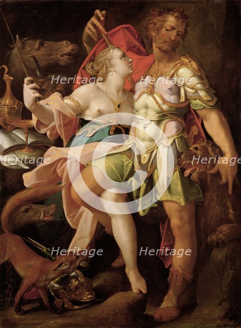 Ulysses and Circe, ca 1580-1585. Artist: Spranger, Bartholomeus (1546-1611)