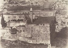 Jérusalem, Enceinte du Temple, Mosquée El-Aksa, angle Sud-Ouest, 1854. Creator: Auguste Salzmann.