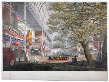 View of the closing ceremony of the Great Exhibition of 1851, London, 1851.                          Artist: Anon