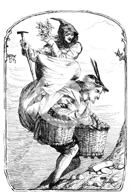 'The Goose-Girl at the Well', 1901. Artist: Edward Henry Wehnert.