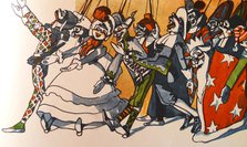 Puppets, 1911.  Creator: Attilio Mussino.