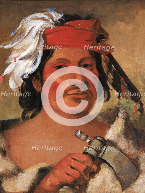 Seneca Steele, a Great Libertine, 1831. Creator: George Catlin.