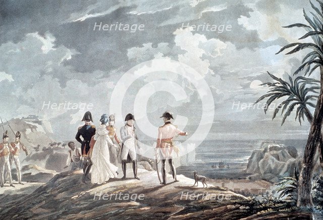 Napoleon in Saint Elena island' Napoleon Bonaparte (1769-1815), French emperor.