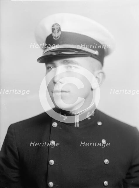 Race F. Crane, Midshipman - Portrait, 1933. Creator: Harris & Ewing.