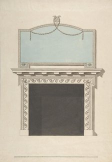 Design for a Chimneypiece, late 18th-early 19th century. Creator: John Yenn.