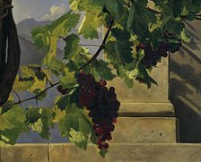 Grape hanging, 1841. Creator: Ferdinand Georg Waldmuller.