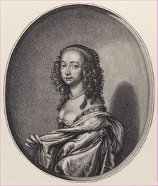 Mary, Princess of Orange, 1641-50. Creator: William Faithorne.