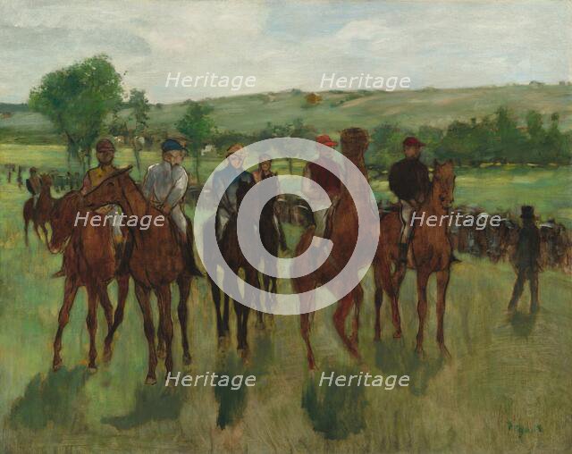 The Riders, c. 1885. Creator: Edgar Degas.