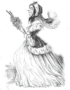 Twelfth Night characters - Lady Smilington, 1844.  Creator: Unknown.