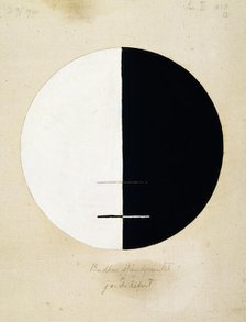 Buddha's Standpoint in the Earthly Life, No. 3a, 1920. Creator: Hilma af Klint (1862-1944).
