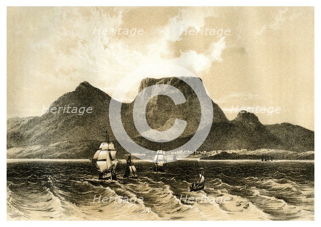 Table Mountain, Cape of Good Hope, South Africa, 1883. Artist: Unknown