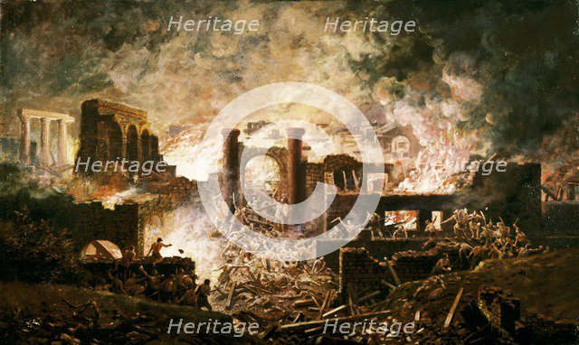 'Roman Battle Scene', 19th century(?). Artist: Unknown.