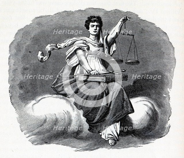 Justice, 1882. Artist: Anonymous  