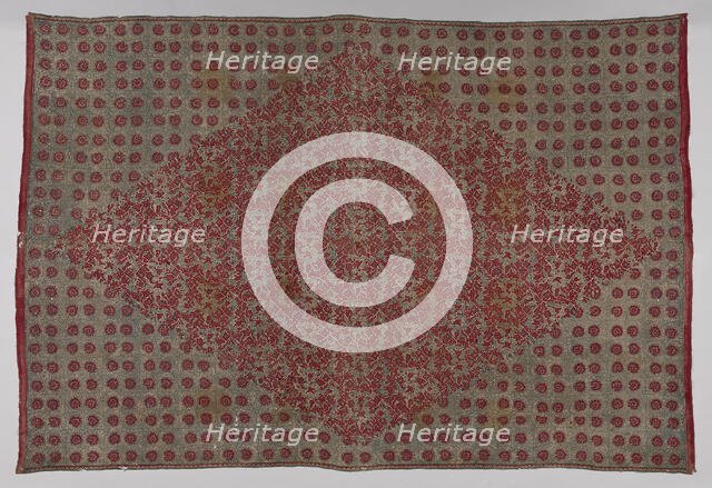 Ceremonial Cloth, India, 17th century. Creator: Unknown.