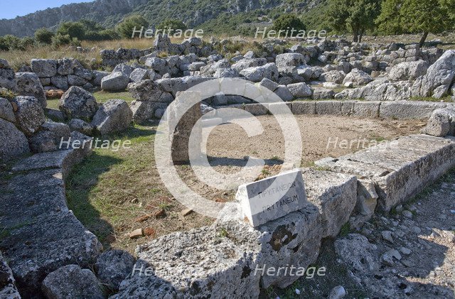 The Prytaneion at Kassope, Greece. Artist: Samuel Magal