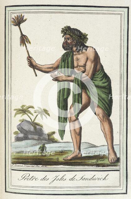 Costumes de Différents Pays, 'Pretre des Ysles de Sandwich', c1797. Creator: Jacques Grasset de Saint-Sauveur.