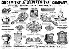 Advertisement for the Goldsmiths' & Silversmiths' Company, 1898. Creator: Unknown.
