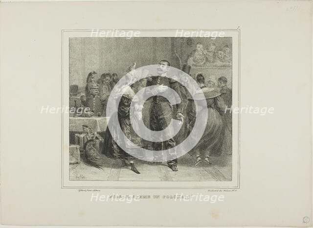 Faithful as a Polish Man!, 1833. Creator: Auguste Raffet.