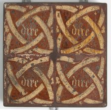 Tiles, Dutch, 14th-15th century. Creator: Unknown.